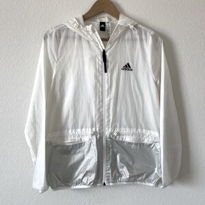 Nike white windbreaker